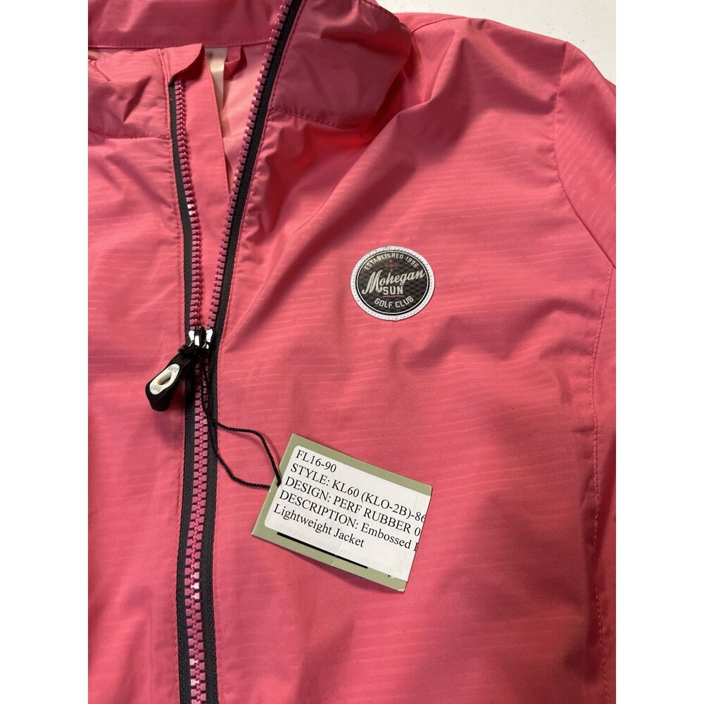 Kate Lord Lightweight Windbreaker Pink Performance Jacket - Size M - Picture 2 of 3